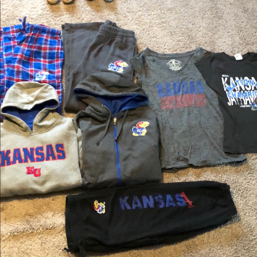 Lot of 7 KU clothing pieces